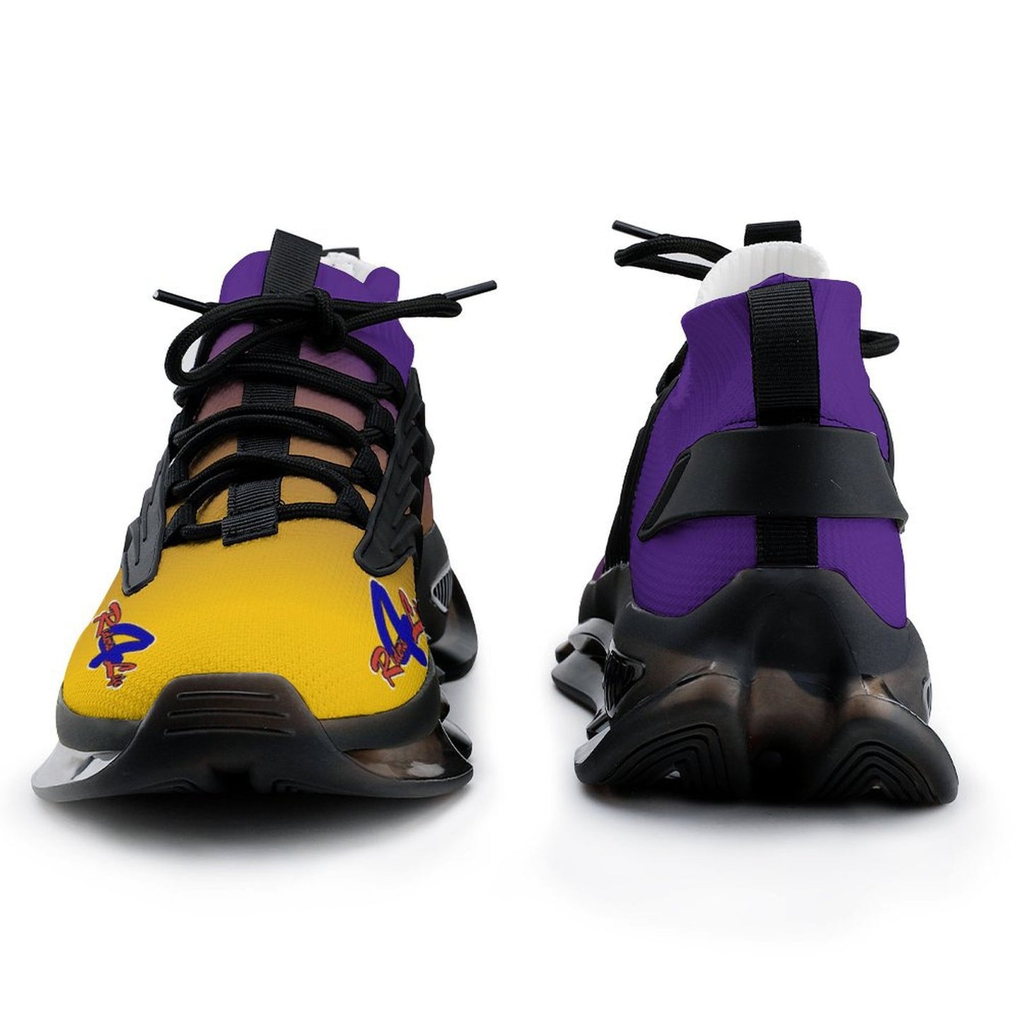 R4L Mesh Sneakers - Gold/Purple