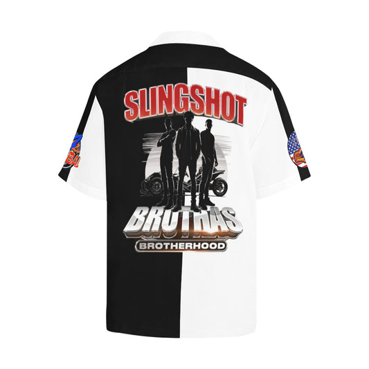 R4L Slingshot Brothas Short Sleeve Button Down - Wht