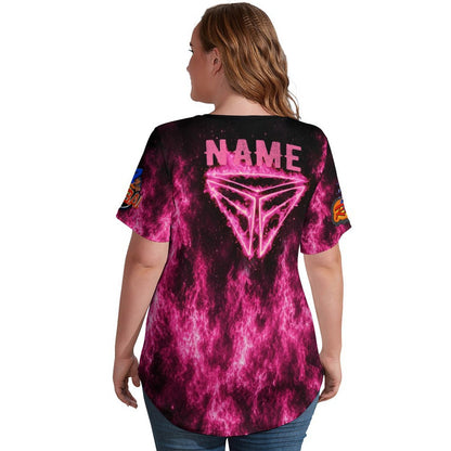 R4L Slingshot Ice Silk Women's Tee Pink Flame