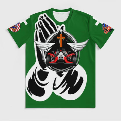 R4L Protected by Prayer Ice Silk Tee- Grn