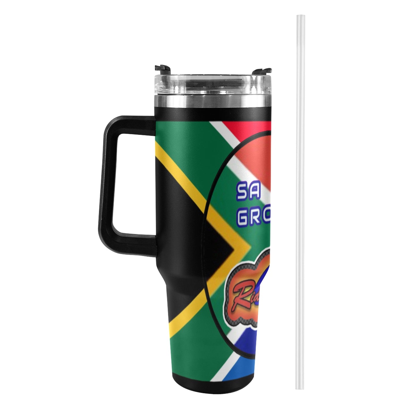 R4L 40oz South Africa Stainless Steel Stanley Mug 40oz Tumbler with Black Handle