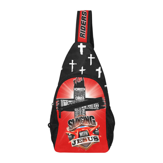 R4L Slinging with Jesus Crossbody Bag Red