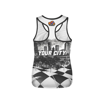 R4L Racerback Tee Monochrome Can Am