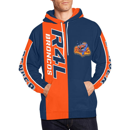 R4L Broncos Heavyweight Dry Fit Hoodie