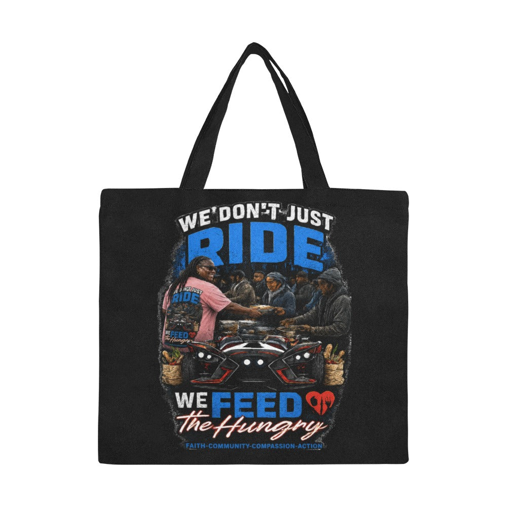 R4L Slinging out Hunger Canvas Tote Bag - Blk
