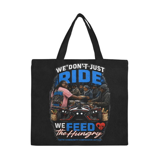 R4L Slinging out Hunger Canvas Tote Bag - Blk