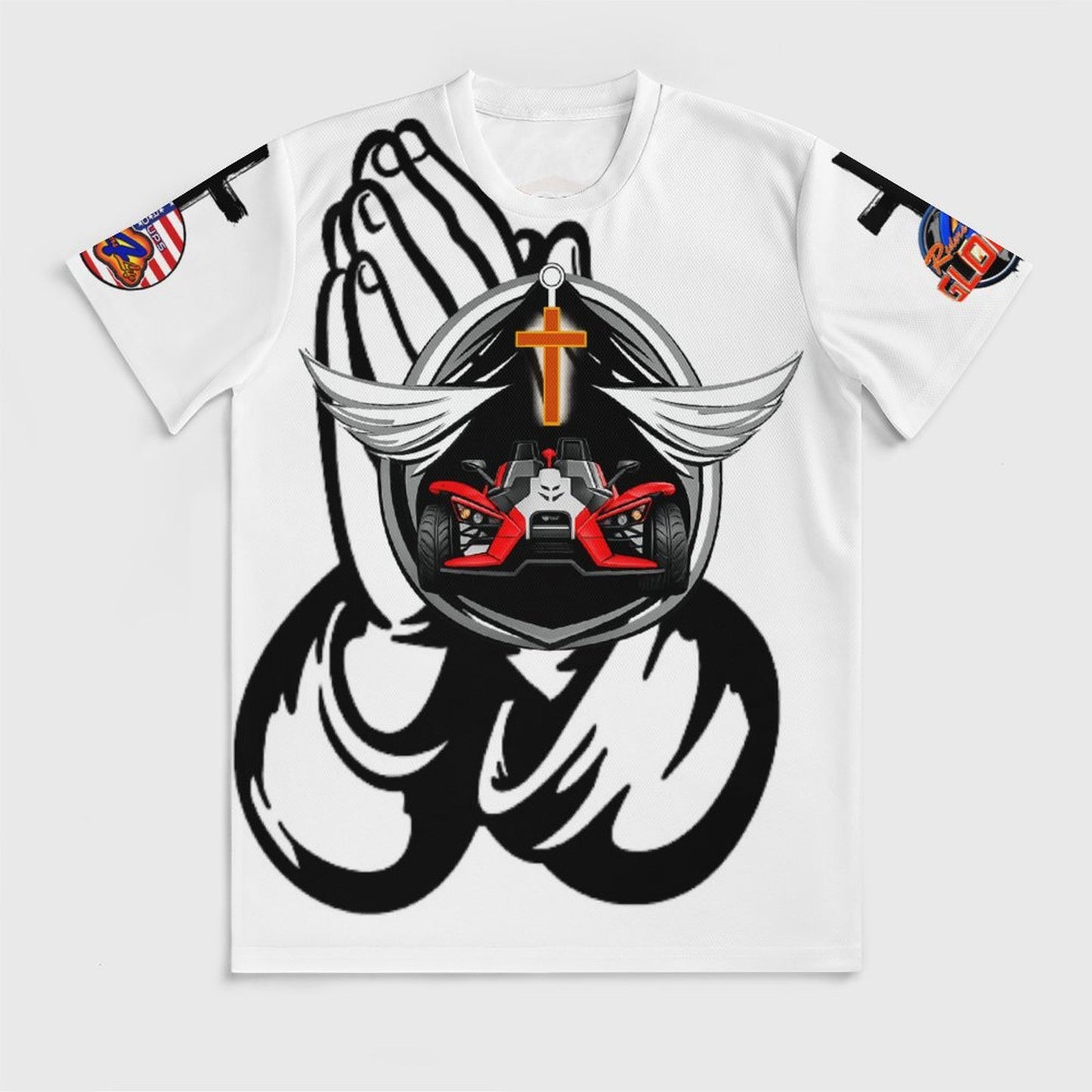 R4L Protected by Prayer Ice Silk Tee- Wht