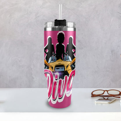 R4L Slingshot Divas 40oz Stainless Steel Stanley Mug 40oz Tumbler with Black Handle