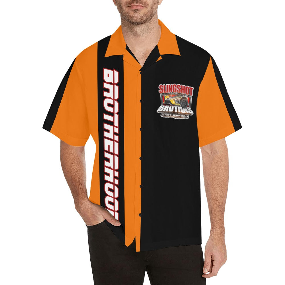 R4L Slingshot Brothas Short Sleeve Casual Button Down Shirt - 7 Colors