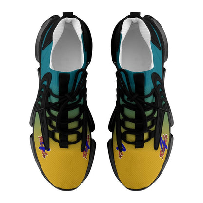 R4L Mesh Sneakers - Yellow/Torquoise