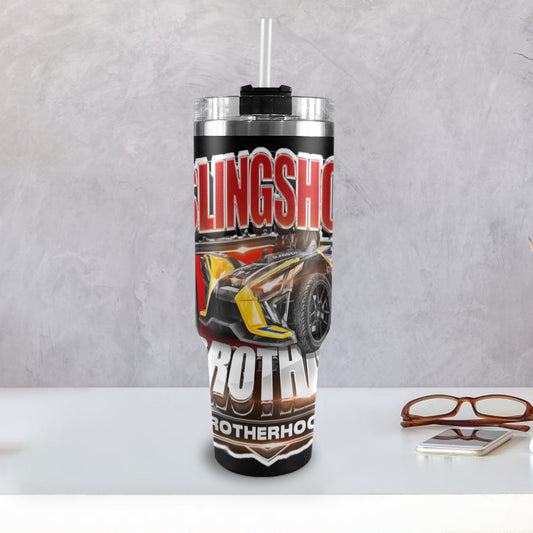 R4L Slingshot Brothas 40oz Stainless Steel Stanley Mug 40oz Tumbler with Black Handle