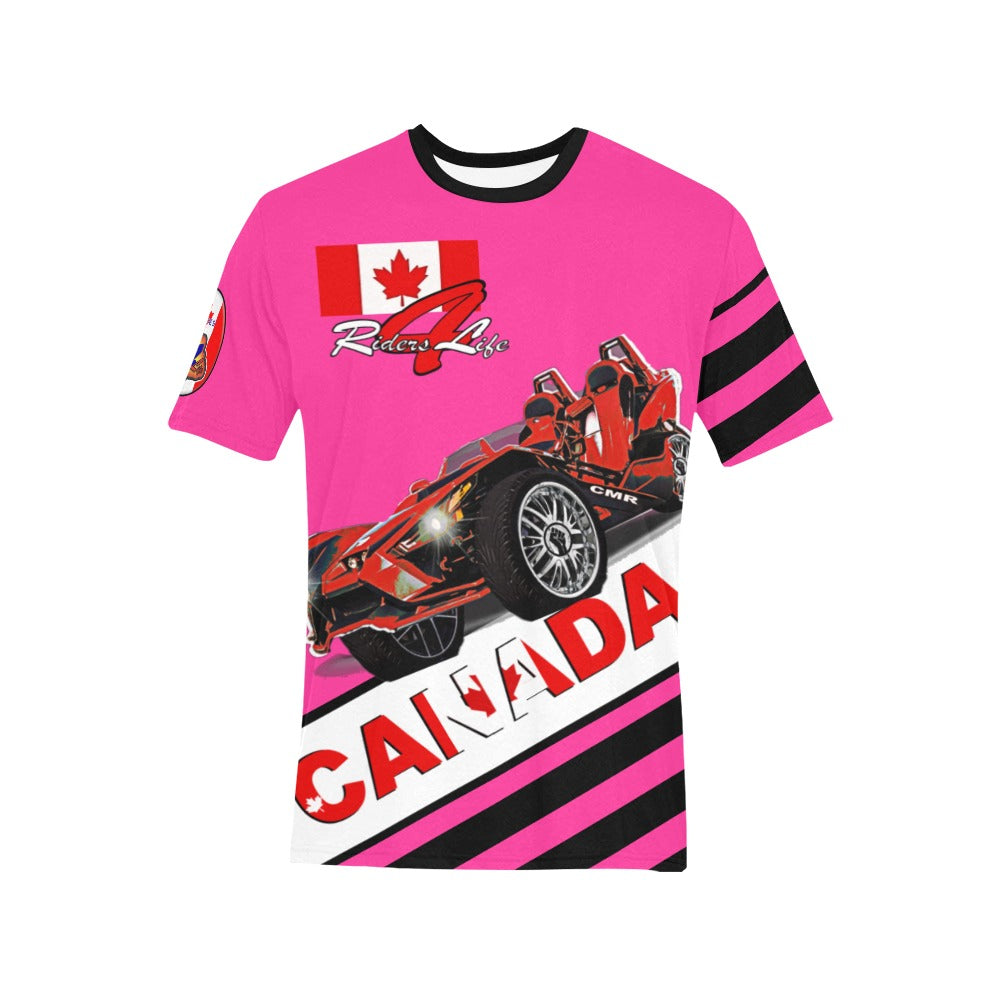 R4L Customizable Canada Tees - Red SS - Add Your Name - 8 Colors