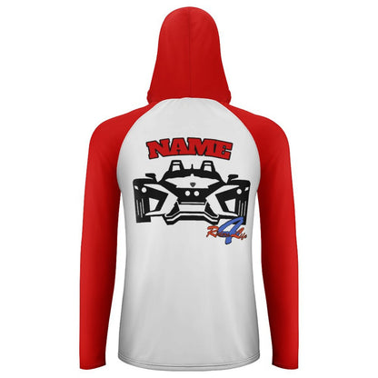 Slingshot Brothas Long Sleeve Sun Protection Hoodie - Red