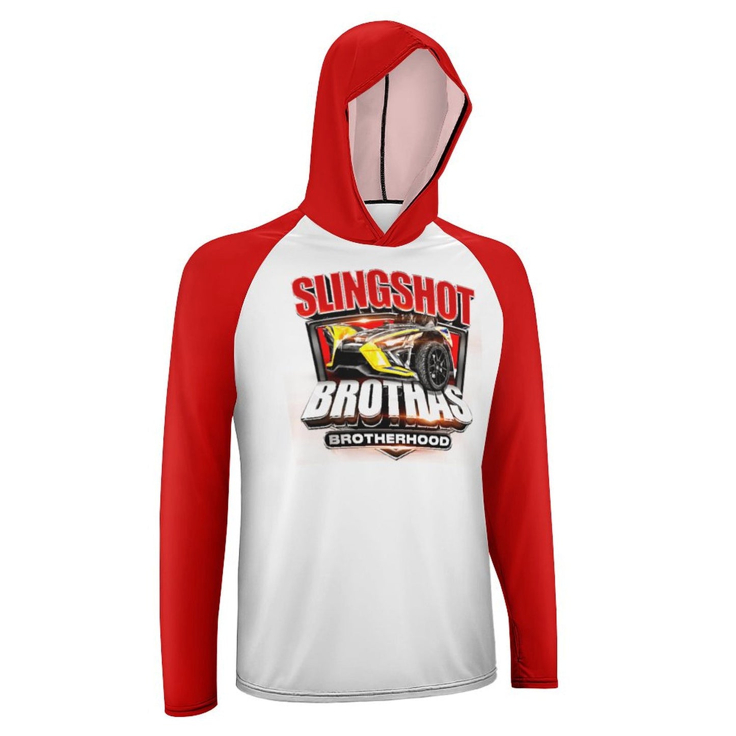 Slingshot Brothas Long Sleeve Sun Protection Hoodie - Red