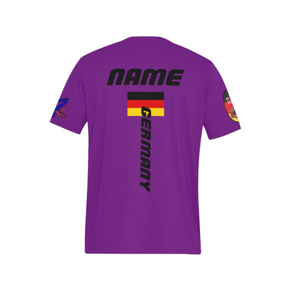 R4L Customizable Germany Tee - Black SS - Add Your Name - 9 Colors