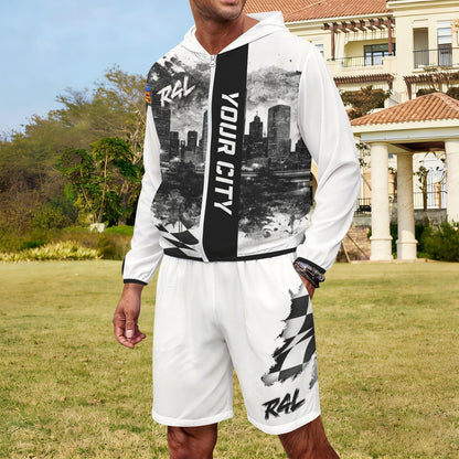 R4L Mens Monochrome Two Piece Ponjee Sun Protection - Slingshot