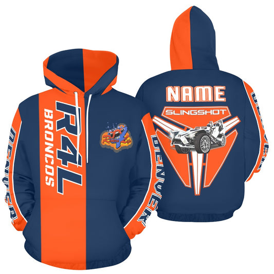 R4L Broncos Heavyweight Dry Fit Hoodie
