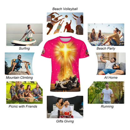 R4L Protected Rider Ice Silk Tee - Pnk
