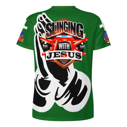R4L Protected by Prayer Ice Silk Tee- Grn