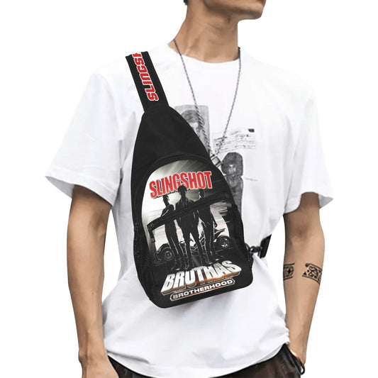 R4L Slingshot Brothas Crossbody Bag Black