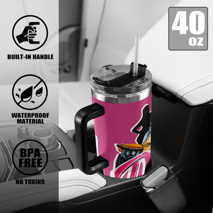 R4L Slingshot Divas 40oz Stainless Steel Stanley Mug 40oz Tumbler with Black Handle