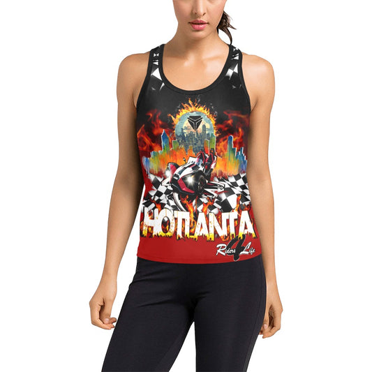 Riders 4 Life Hotlanta Racerback Tee
