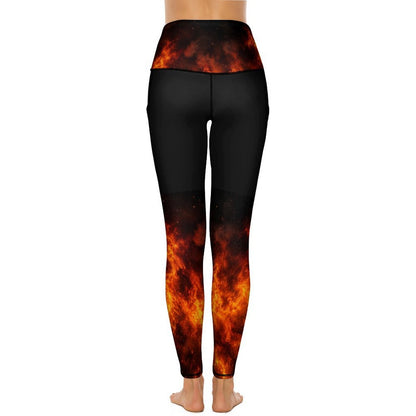 R4L Leggings Orange Flame