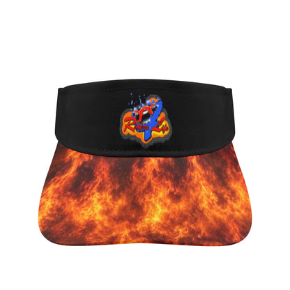 R4L Visor Orange Flame