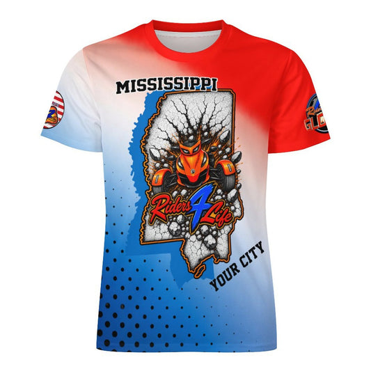 R4L State Ice Silk Tee - Mississippi