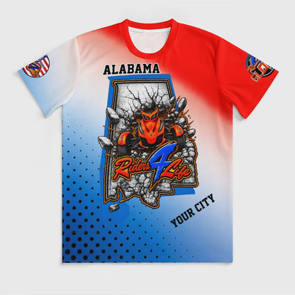R4L State Ice Silk Tee - Alabama