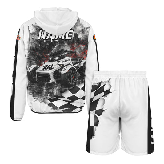 R4L Mens Monochrome Two Piece Ponjee Sun Protection - Can Am