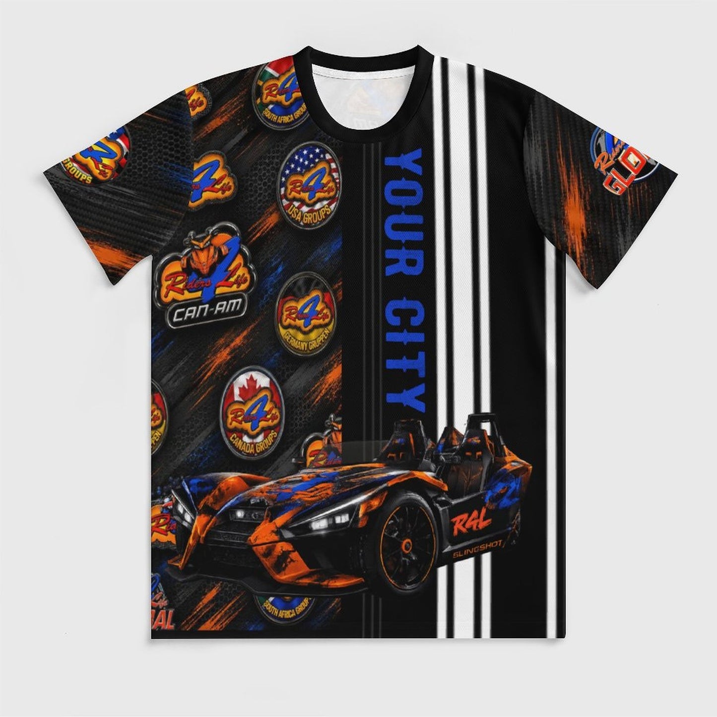 R4L Grunge Logo Ice Silk Tee