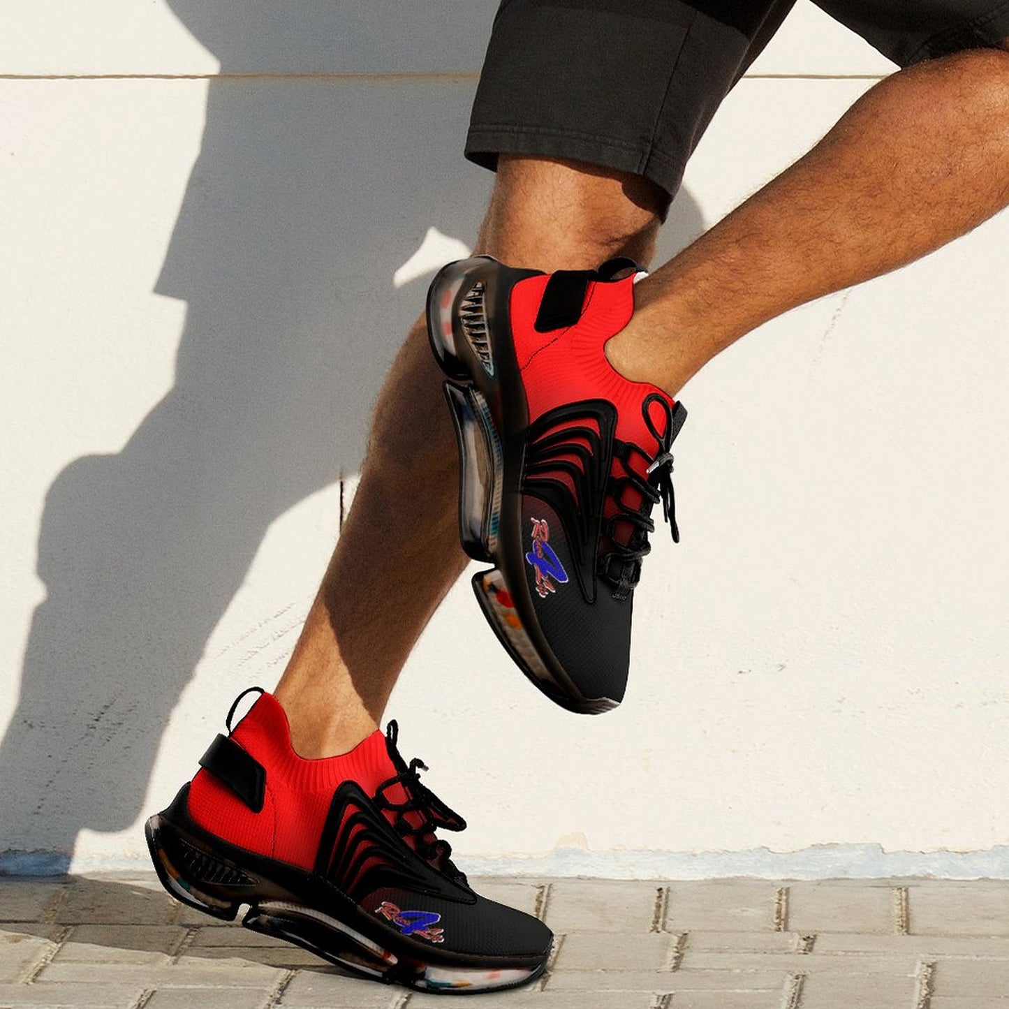 R4L Mesh Sneakers - Blk/Red