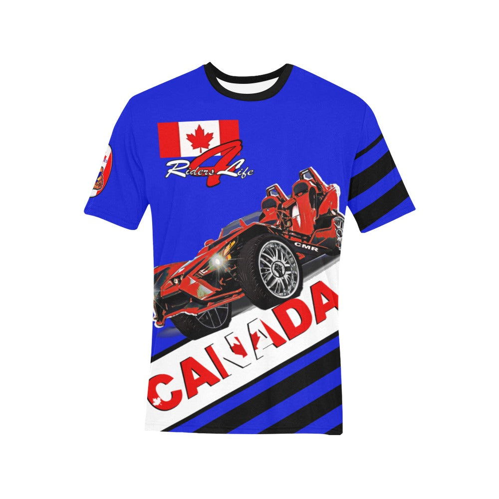 R4L Customizable Canada Tees - Red SS - Add Your Name - 8 Colors