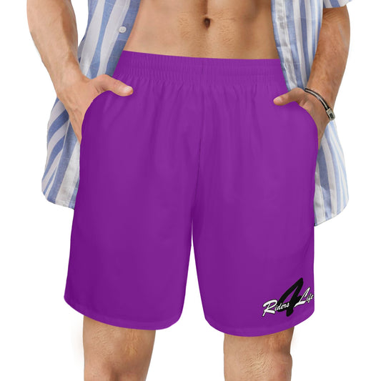 R4L Mens Casual Mid-Length Mesh Lined Summer Shorts - 7 Colors