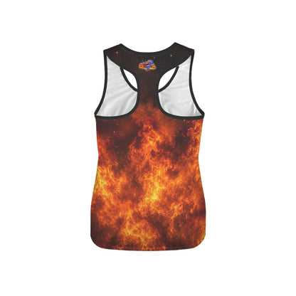 R4L Slingshot Racerback Tee Orange Flame