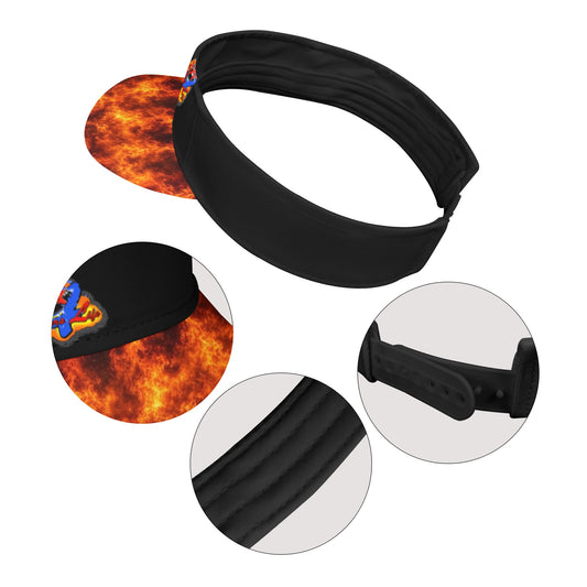 R4L Visor Orange Flame