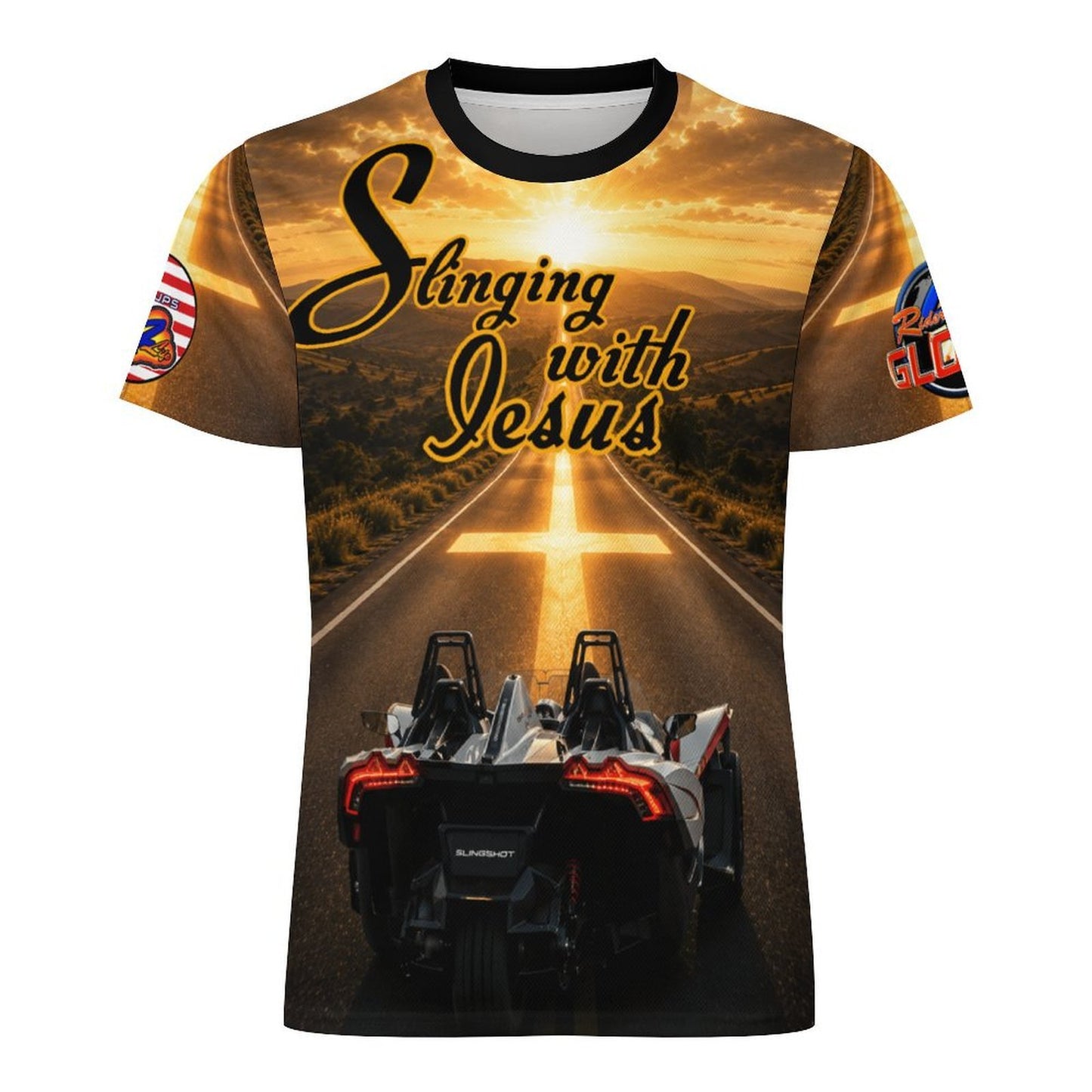R4L Slinging with Jesus Road Cross Ice Silk Tee