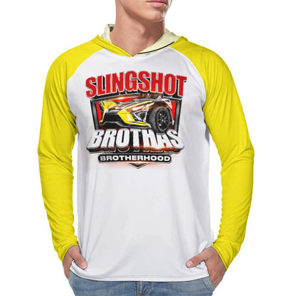 Slingshot Brothas Long Sleeve Sun Protection Hoodie - Yellow