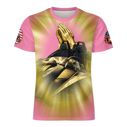 R4L Ride with Faith Ice Silk Tee - Pnk